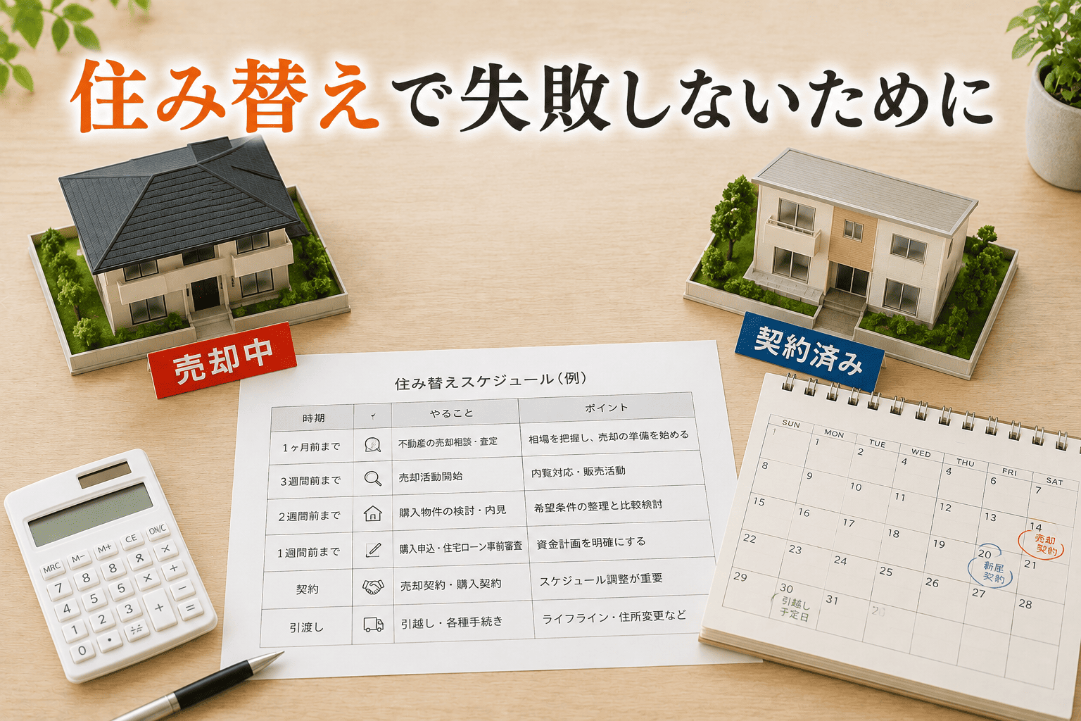 住み替えで今の家が売れなかったらどうなる?失敗しないために知っておきたい対策